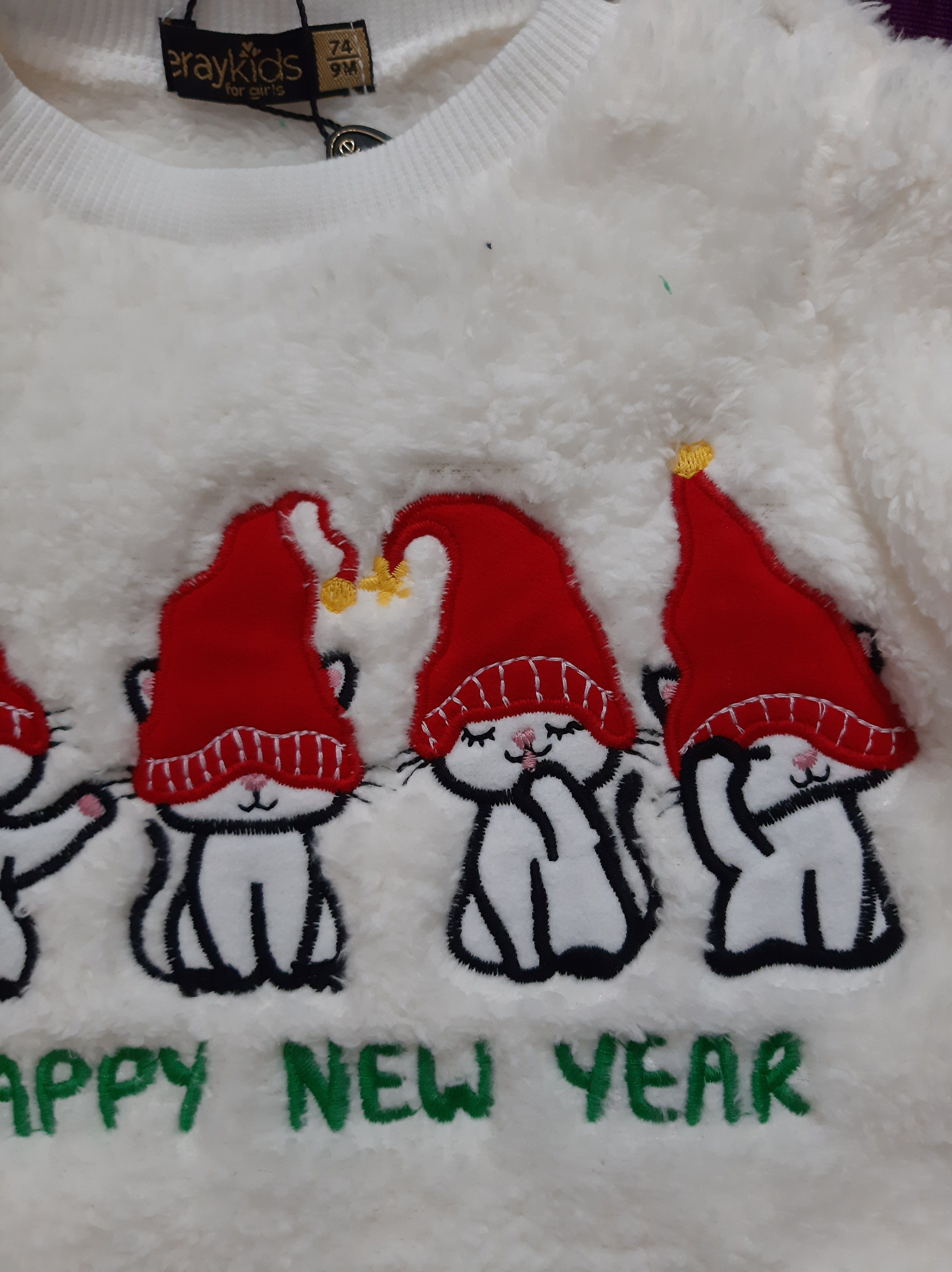 картинка eray kids / Костюм новогодний цвет : серо-белый от магазина Одежда+