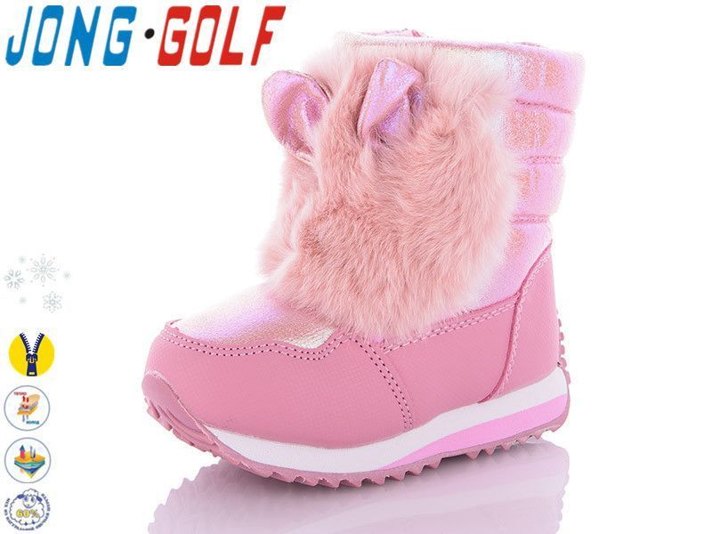 картинка JONG.GOLF / Сапожки зимние цвет : розовый (с мехом) от магазина Одежда+