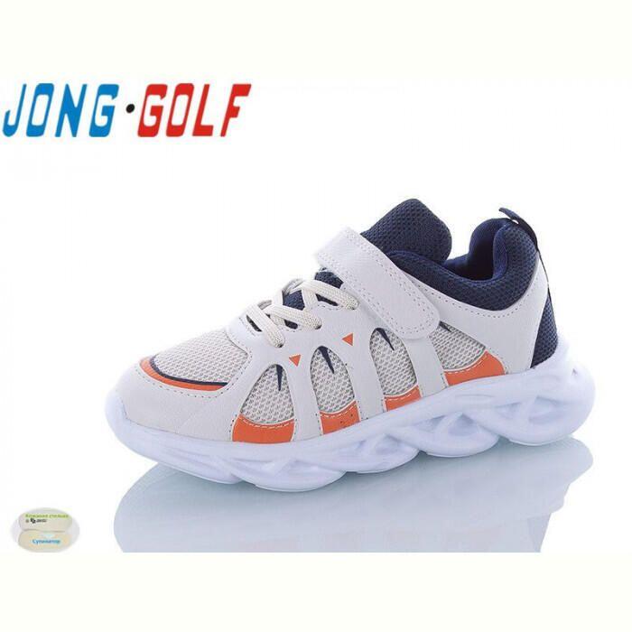 картинка JONG.GOLF / Кроссовки цвет : белый, оранжевый  от магазина Одежда+