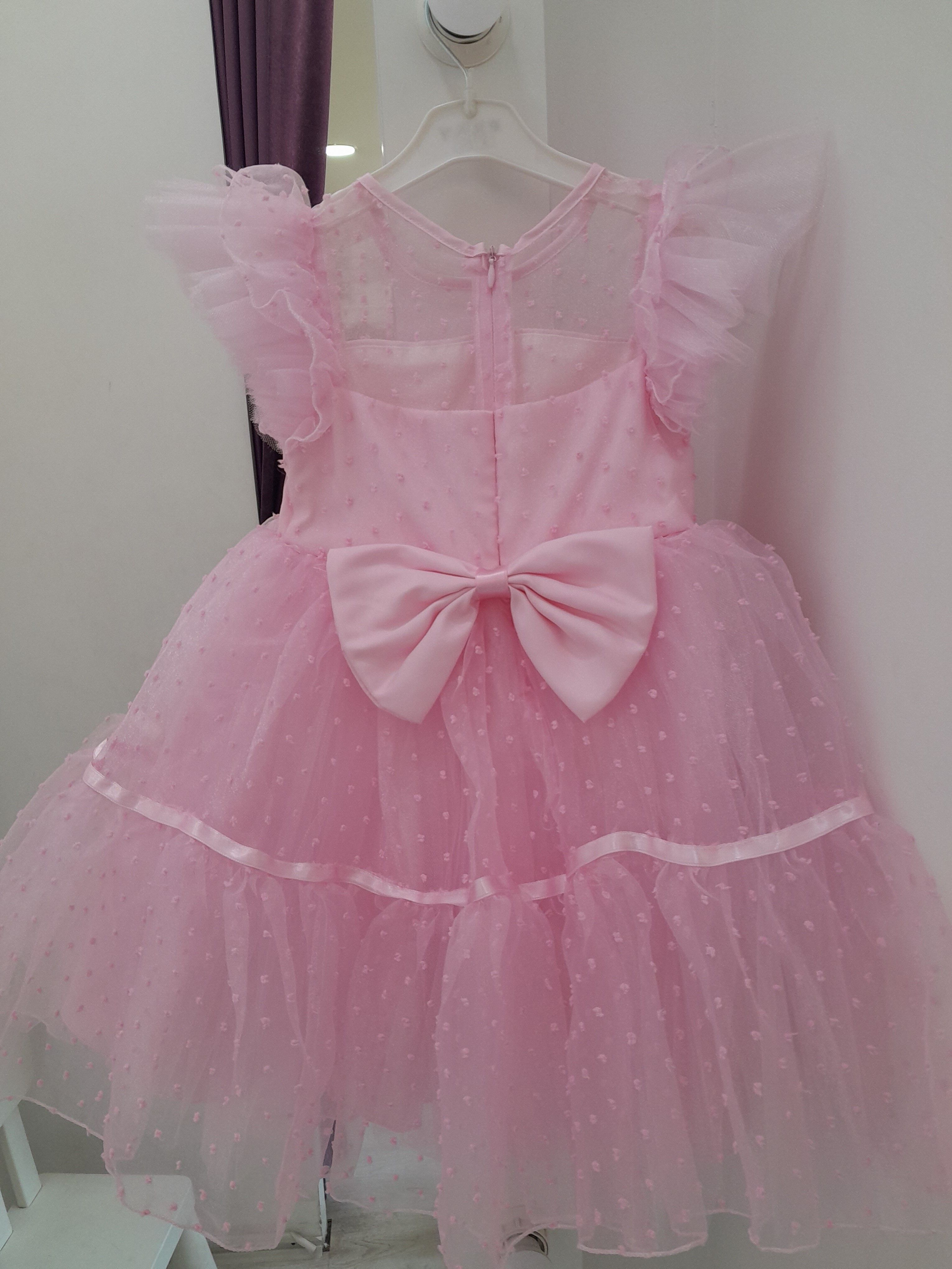 картинка eray kids / Нарядное, пышное платье цвет : розовый от магазина Одежда+