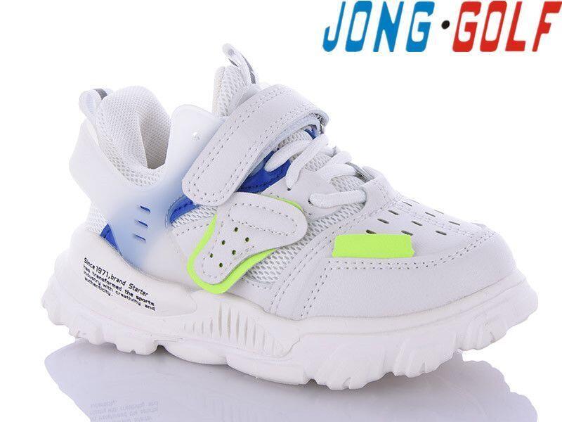 картинка JONG.GOLF / Кроссовки цвет: белый, синий, салатовый от магазина Одежда+