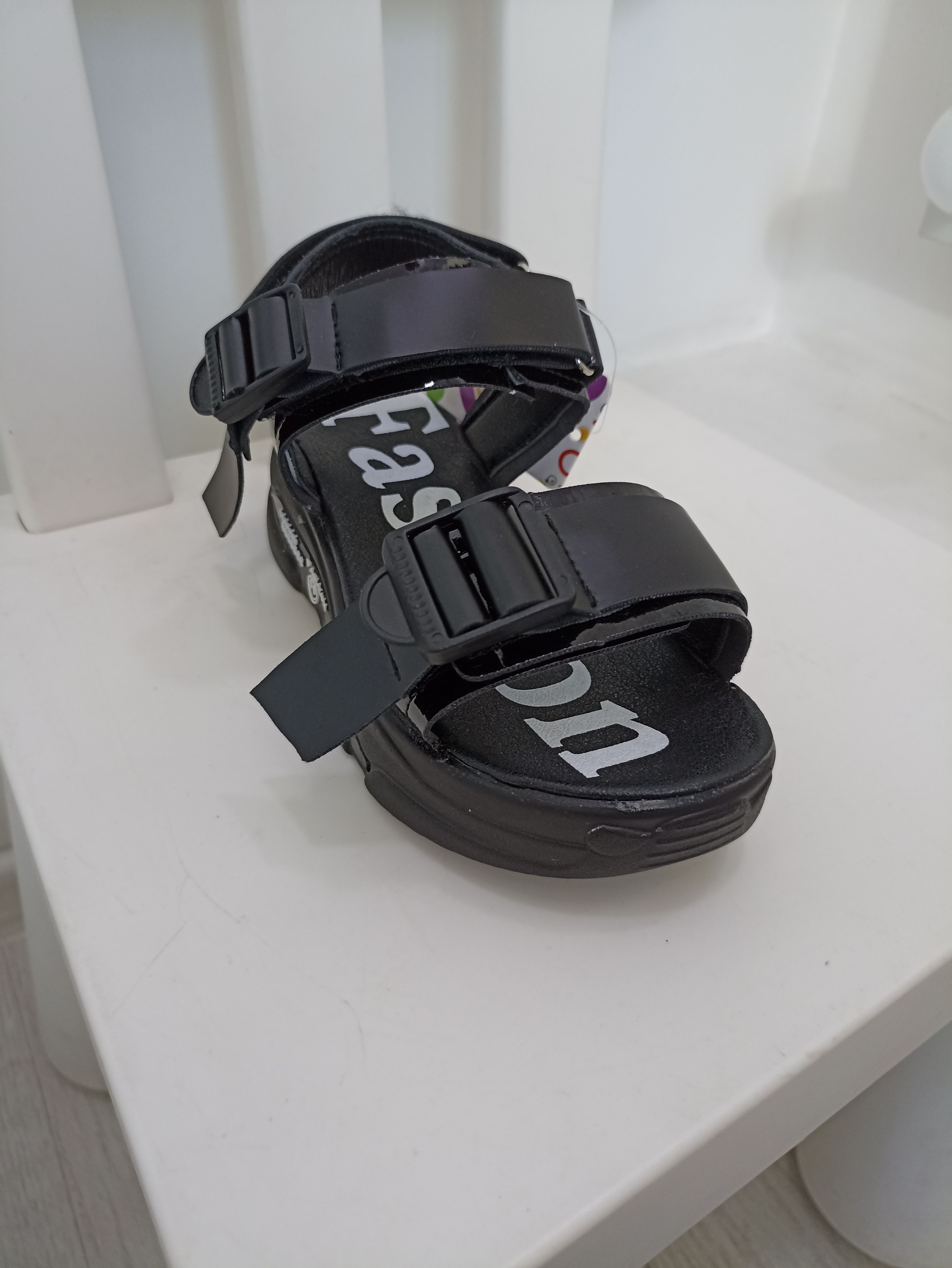 картинка JONG.GOLF / Босоножки для девочки цвет : черный( Fashion) от магазина Одежда+