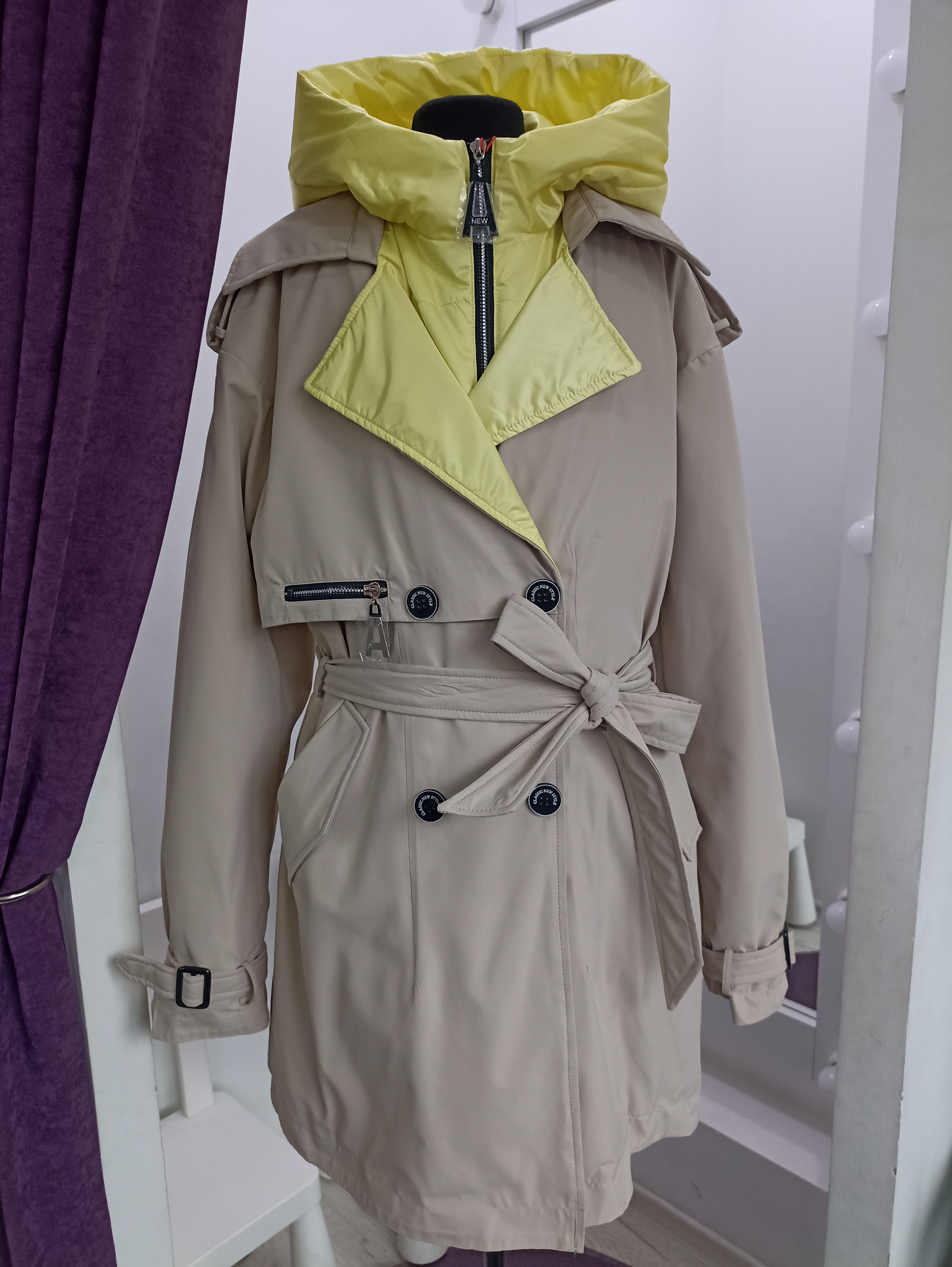 картинка Happy Snow / Пальто цвет : бежевый  от магазина Одежда+