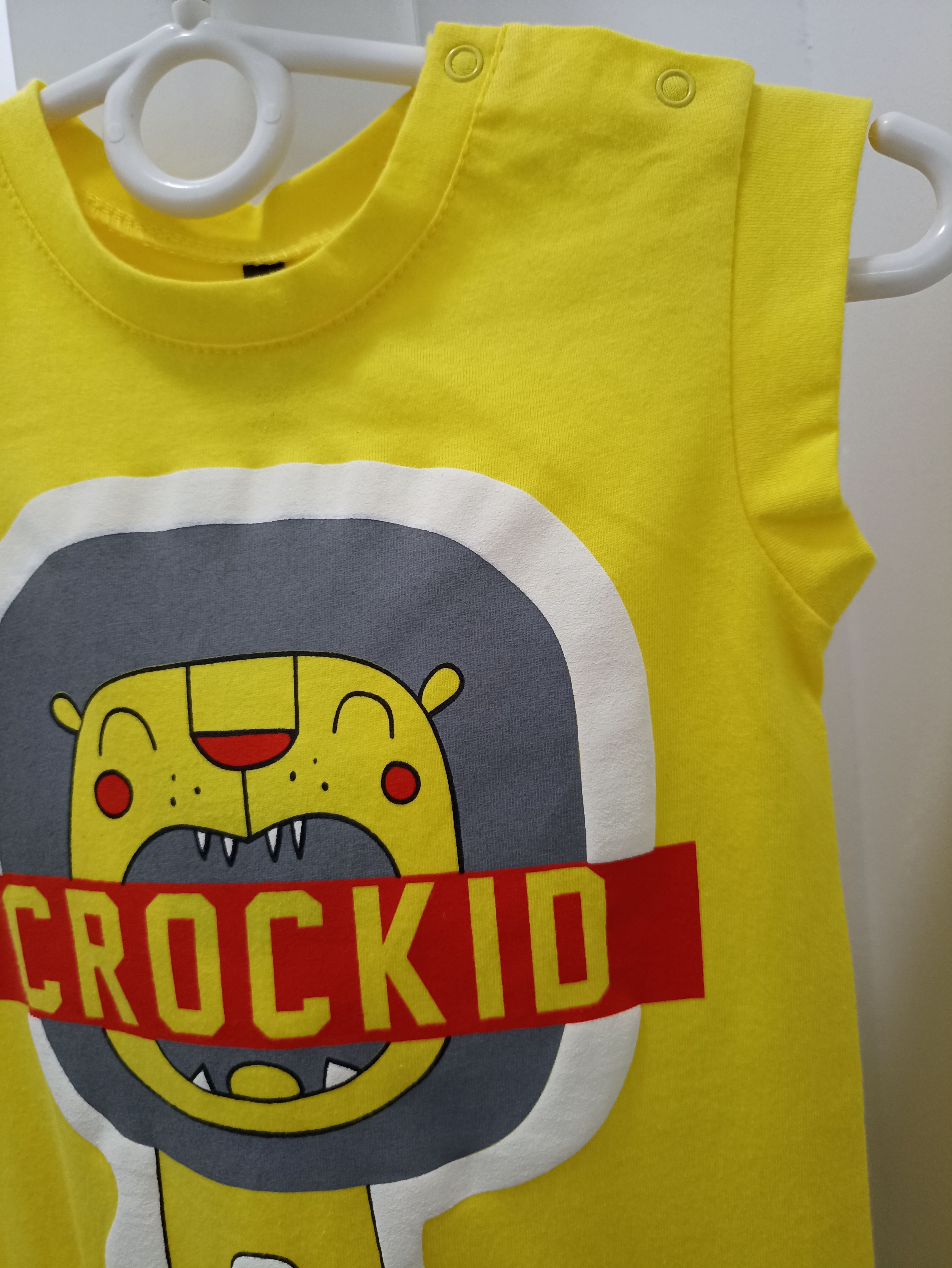 картинка CROCKID / Полукомбинезон цвет : сочный лимон от магазина Одежда+