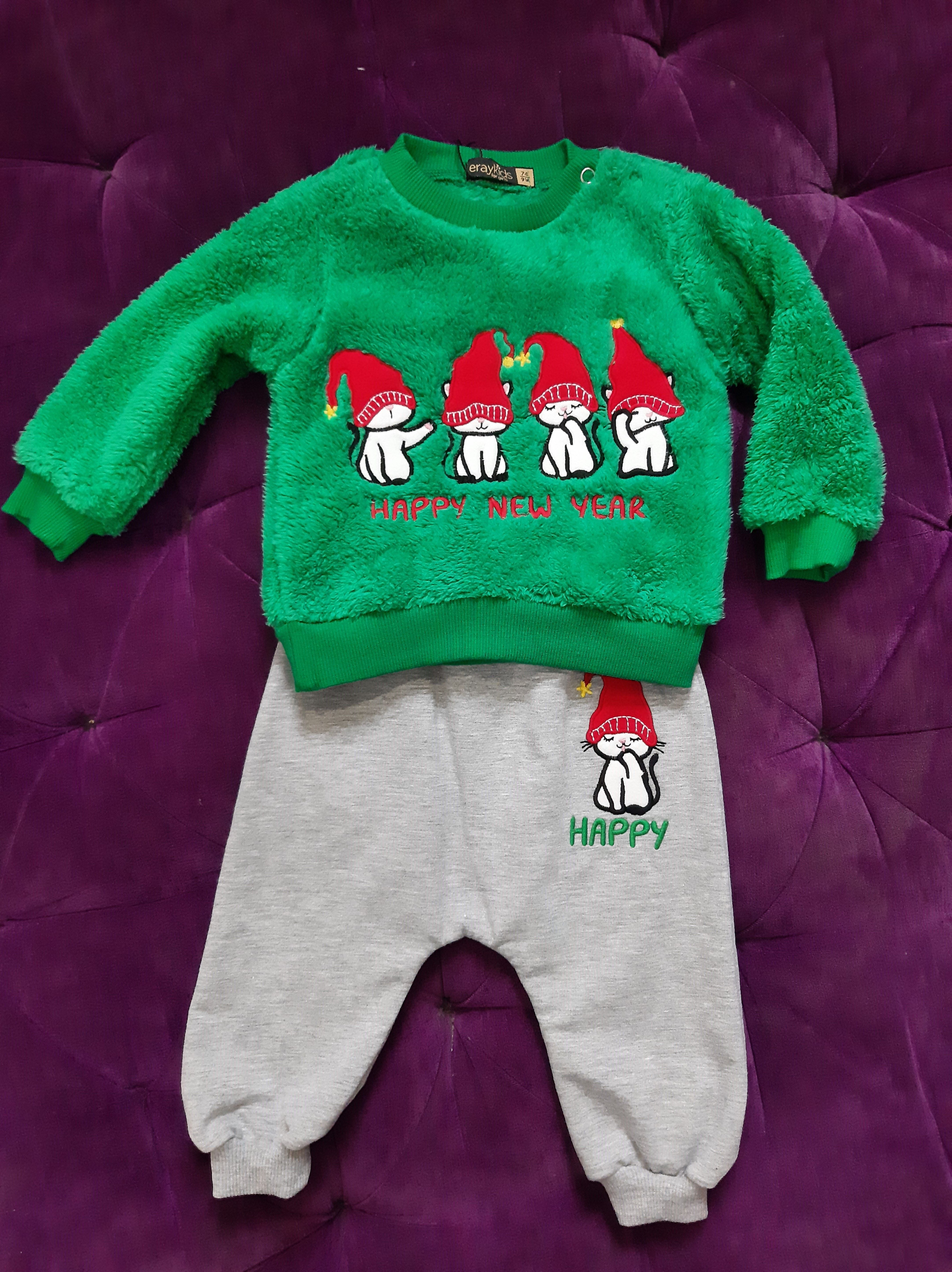 картинка eray kids / Костюм новогодний цвет : зелёно-серый от магазина Одежда+