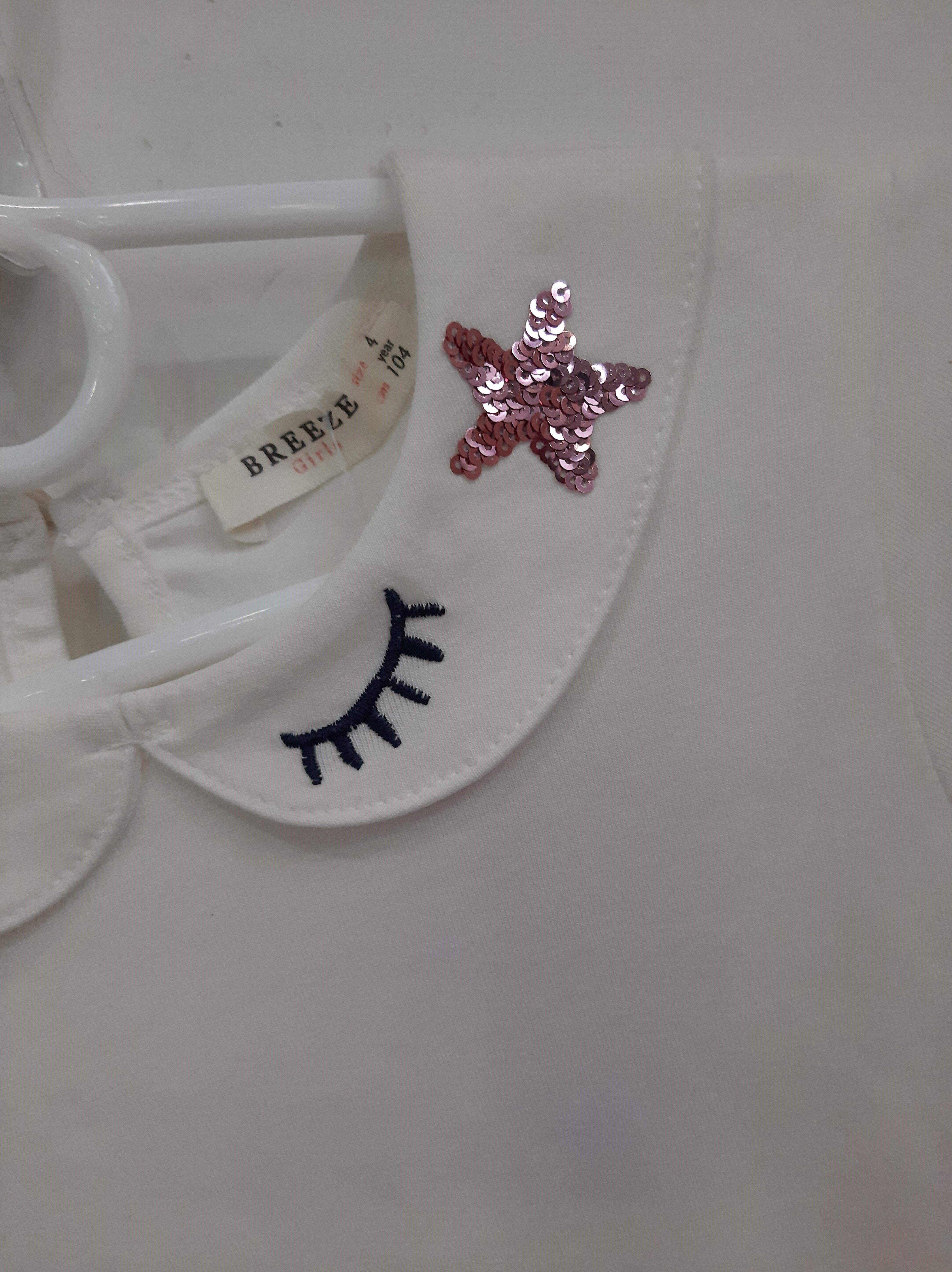 картинка BREEZE / Платье цвет : белый(глазки) от магазина Одежда+