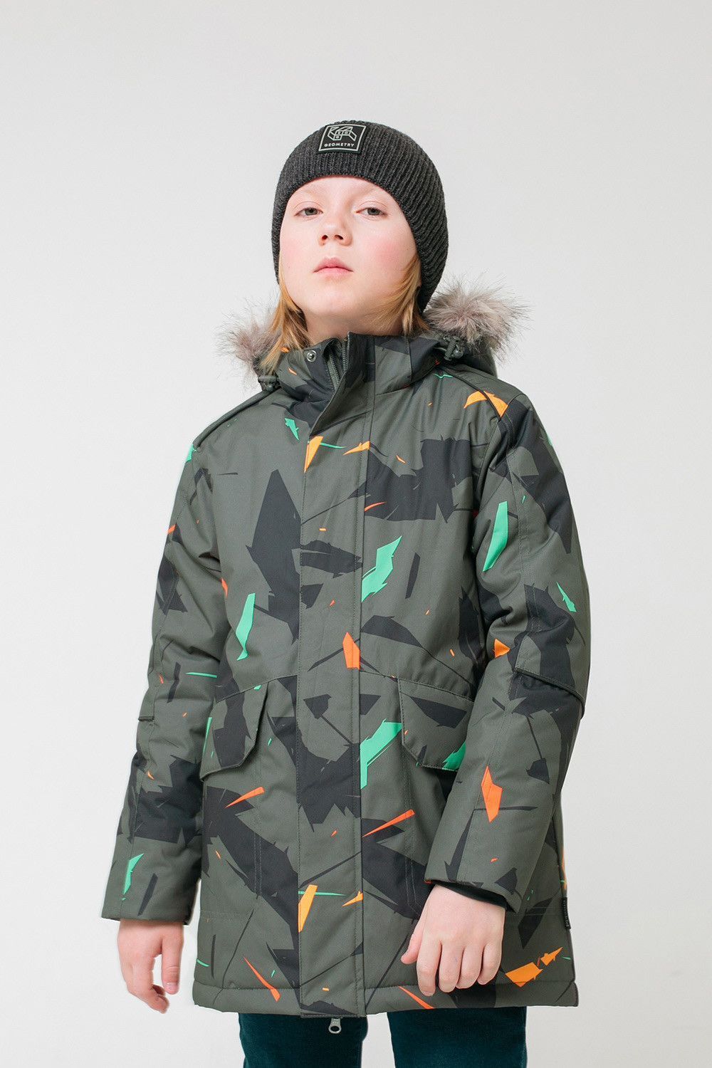 картинка CROCKID / Куртка зимняя для мальчика цвет : гранит от магазина Одежда+