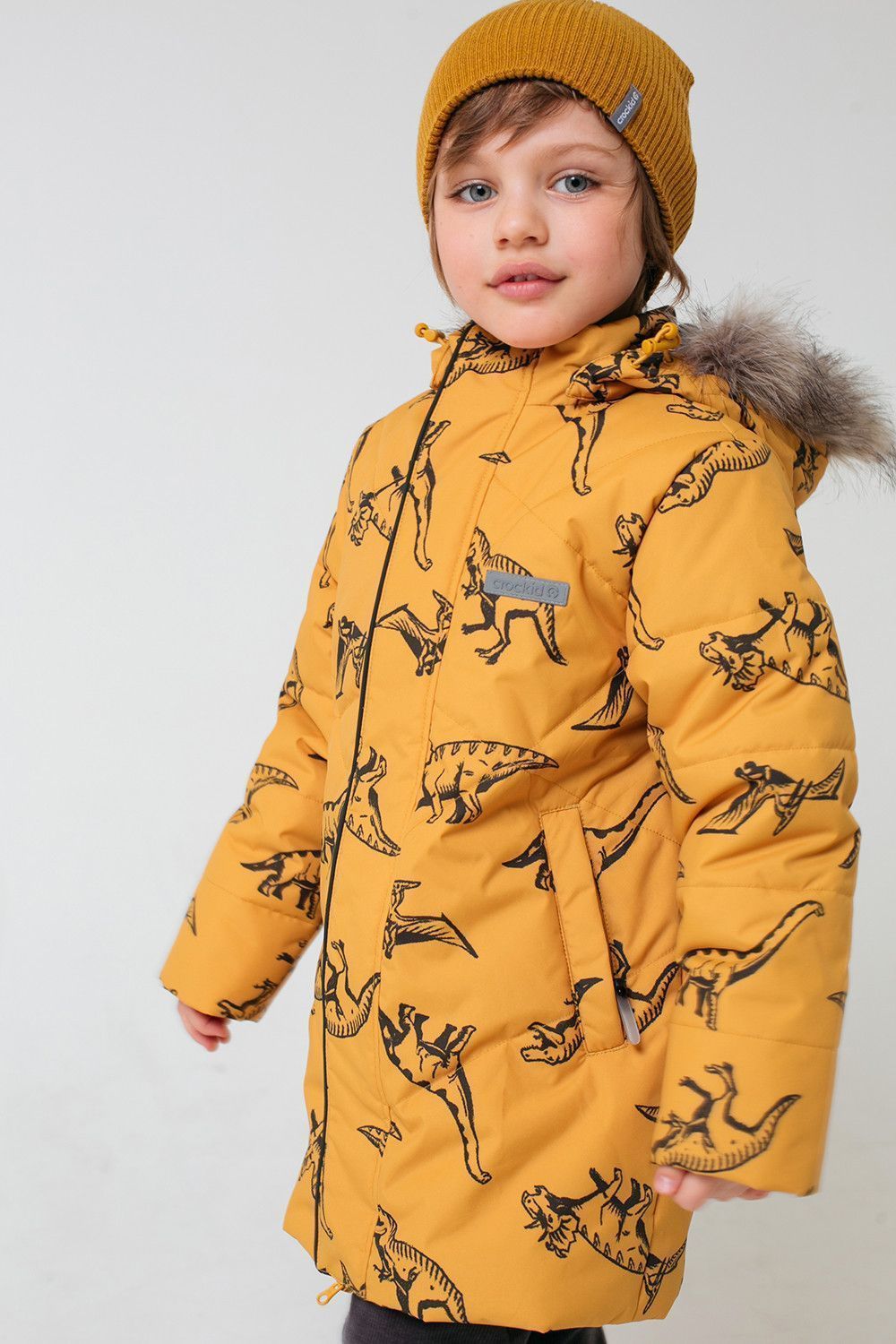 картинка CROCKID / Куртка зимняя для мальчика(динозавры) от магазина Одежда+