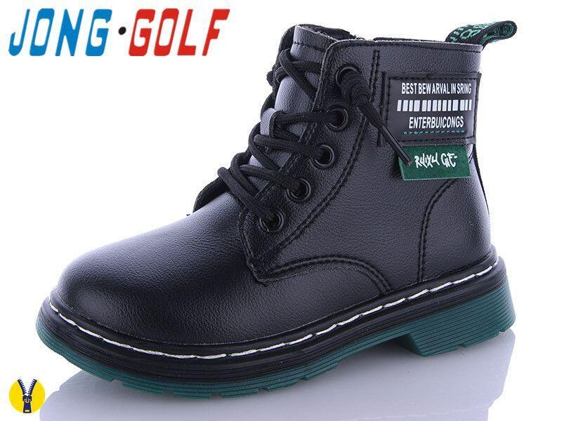 картинка JONG.GOLF / Ботинки цвет: черный, зеленый от магазина Одежда+