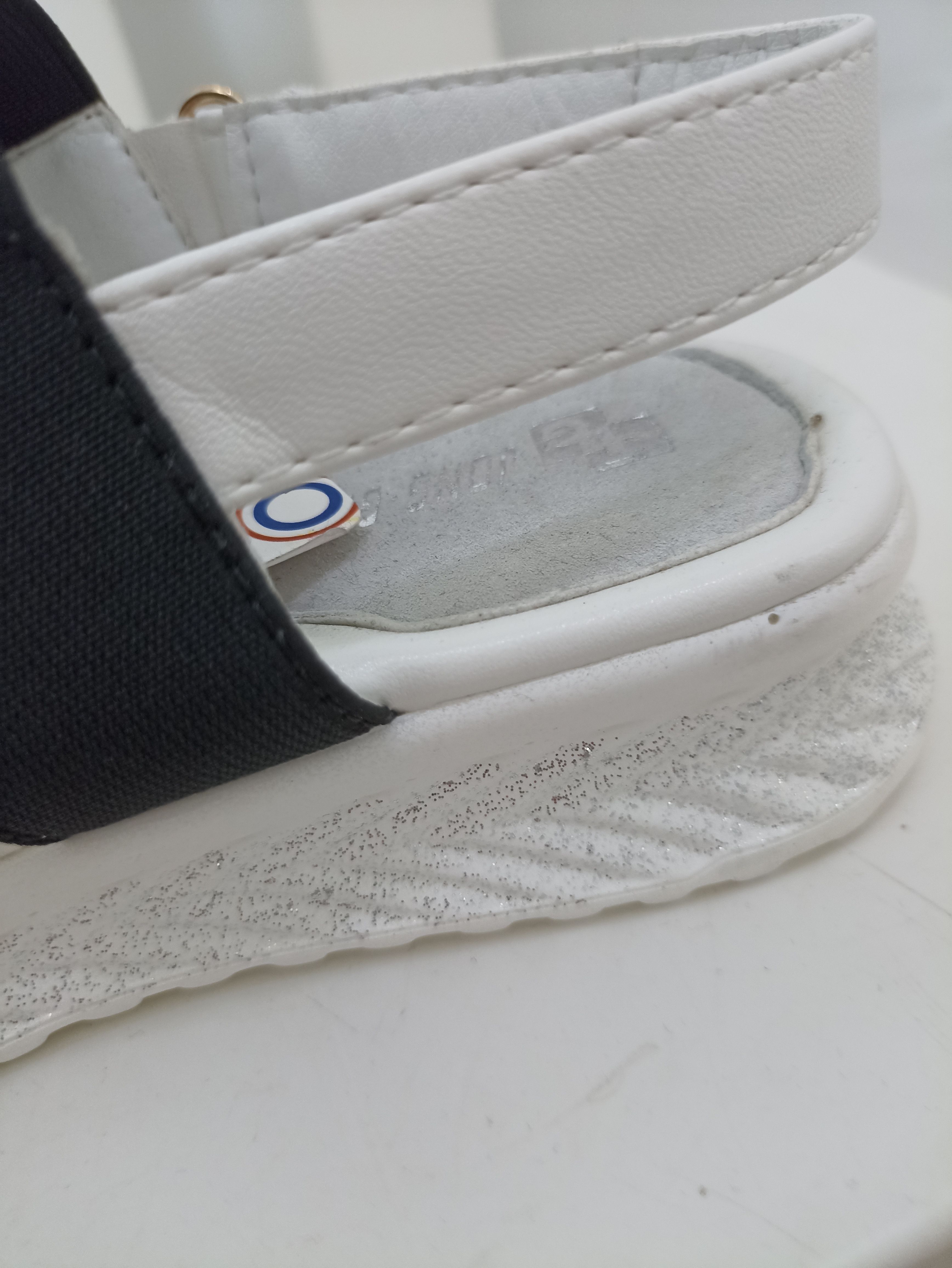 картинка JONG.GOLF / Босоножки для девочки цвет : бело-чёрный(VTLN) от магазина Одежда+