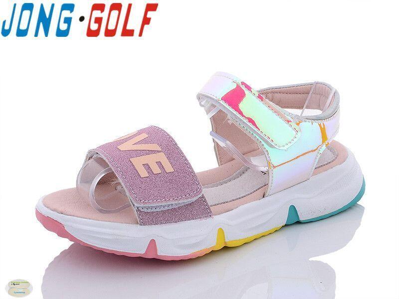 картинка JONG.GOLF / Босоножки цвет:голографик,розовый от магазина Одежда+