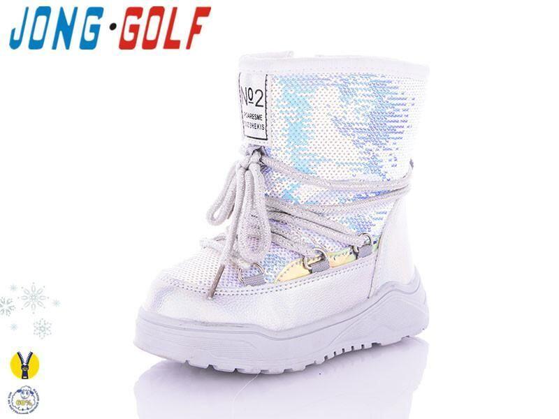картинка JONG.GOLF / Угги цвет: серебро, пайетки от магазина Одежда+