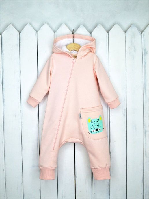 картинка BABY BOOM / Комбинезон утеплённый цвет : персиковый от магазина Одежда+