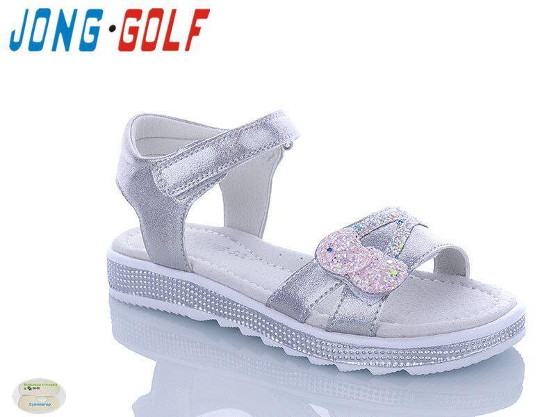 картинка JONG.GOLF / Сандалии цвет: серебрянный (вишенки) от магазина Одежда+