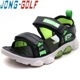 картинка JONG.GOLF / Босоножки цвет: черный, салатовый, белый от магазина Одежда+