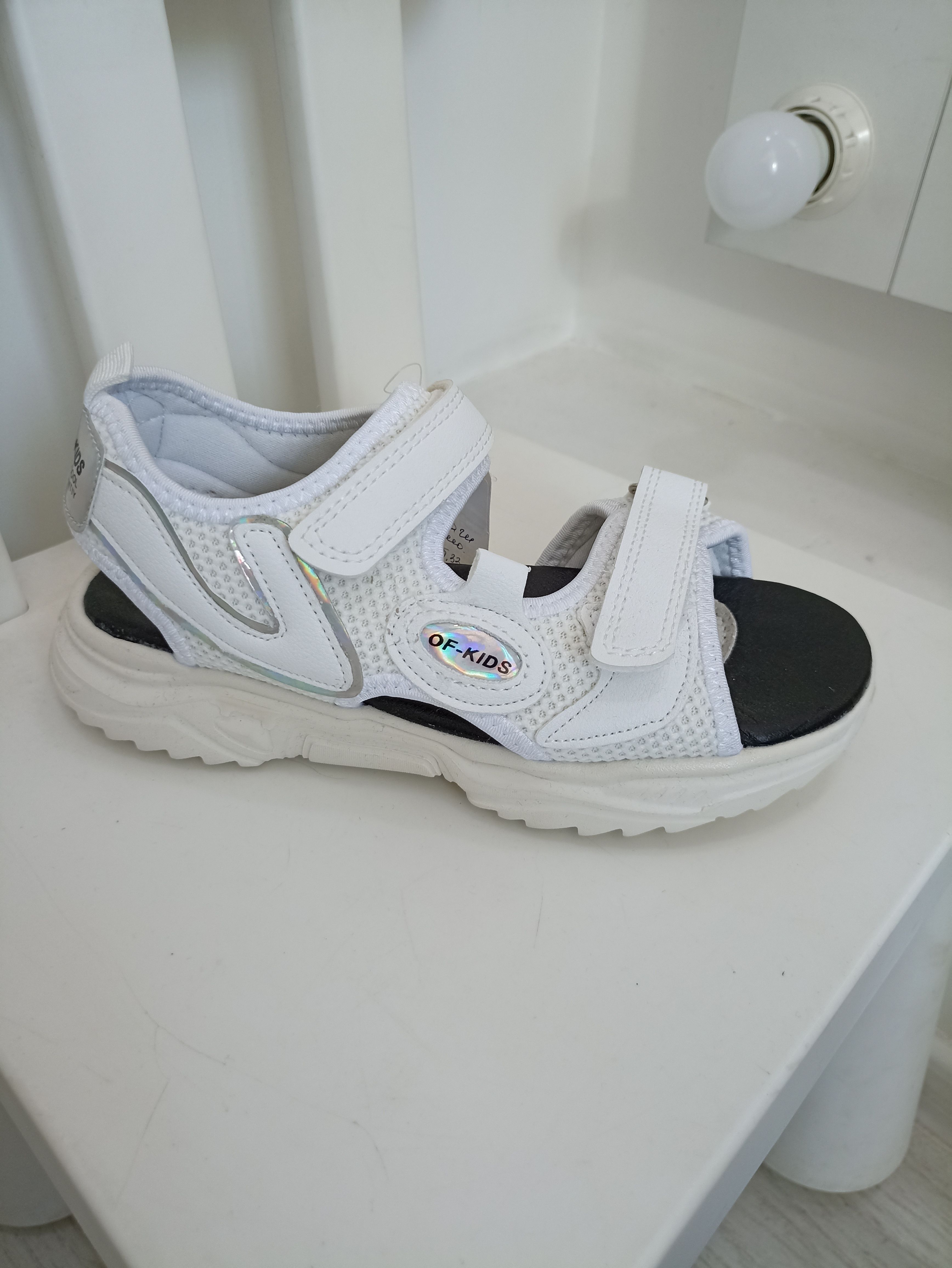 картинка JONG.GOLF / Босоножки цвет : белый(текстиль)  от магазина Одежда+