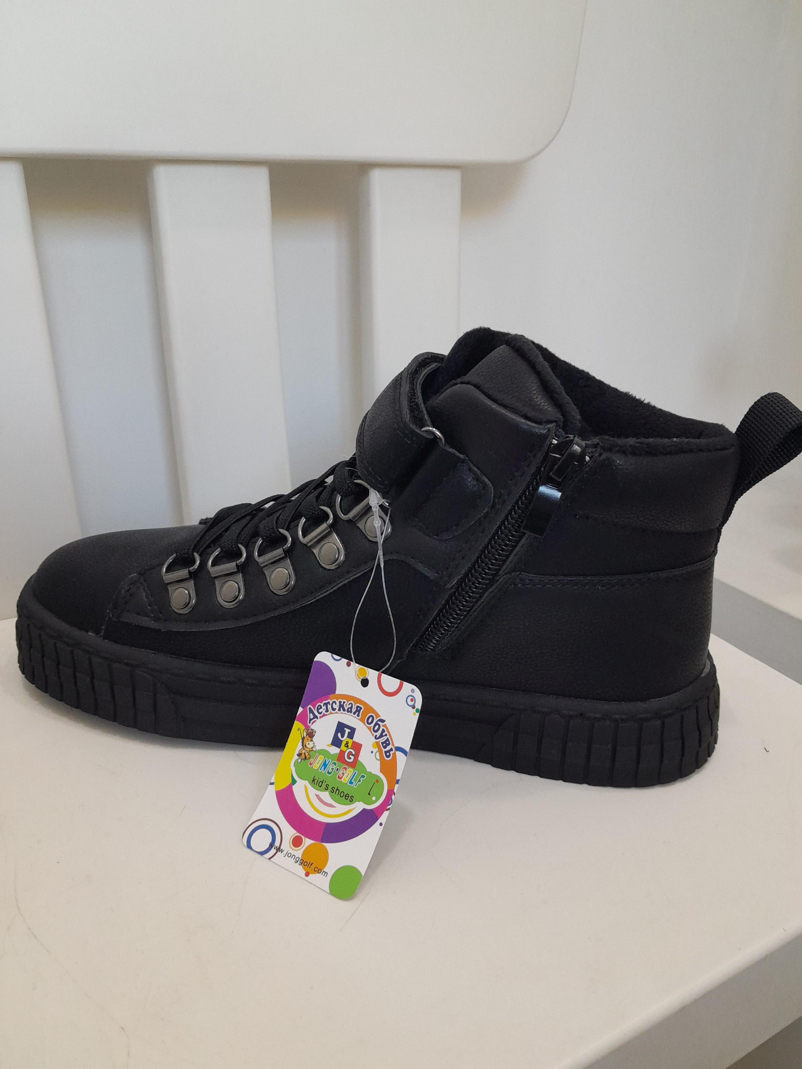 картинка JONG.GOLF / Ботинки деми цвет : чёрный(sport) от магазина Одежда+