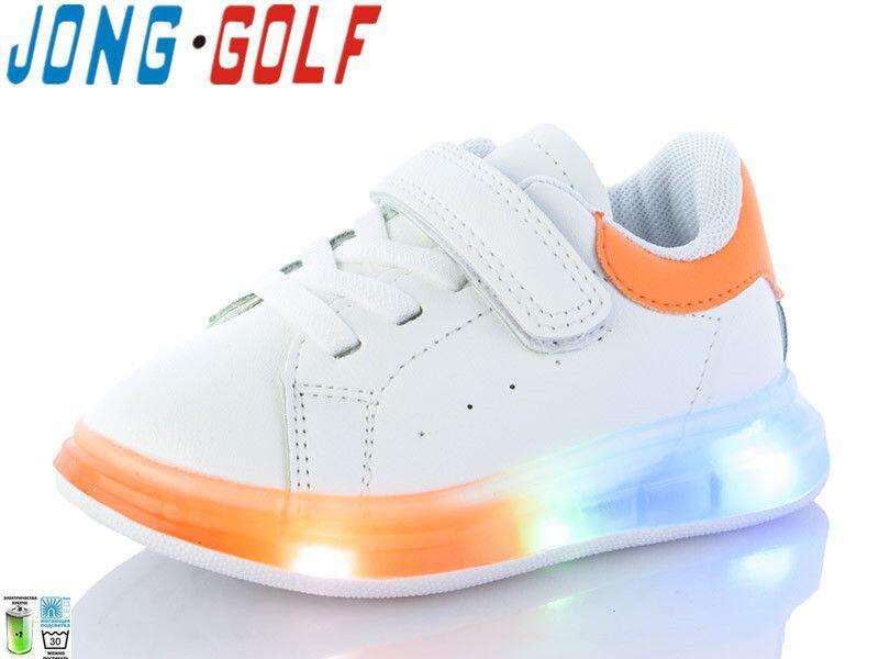 картинка JONG.GOLF / Кеды цвет: белый ,оранжевый от магазина Одежда+