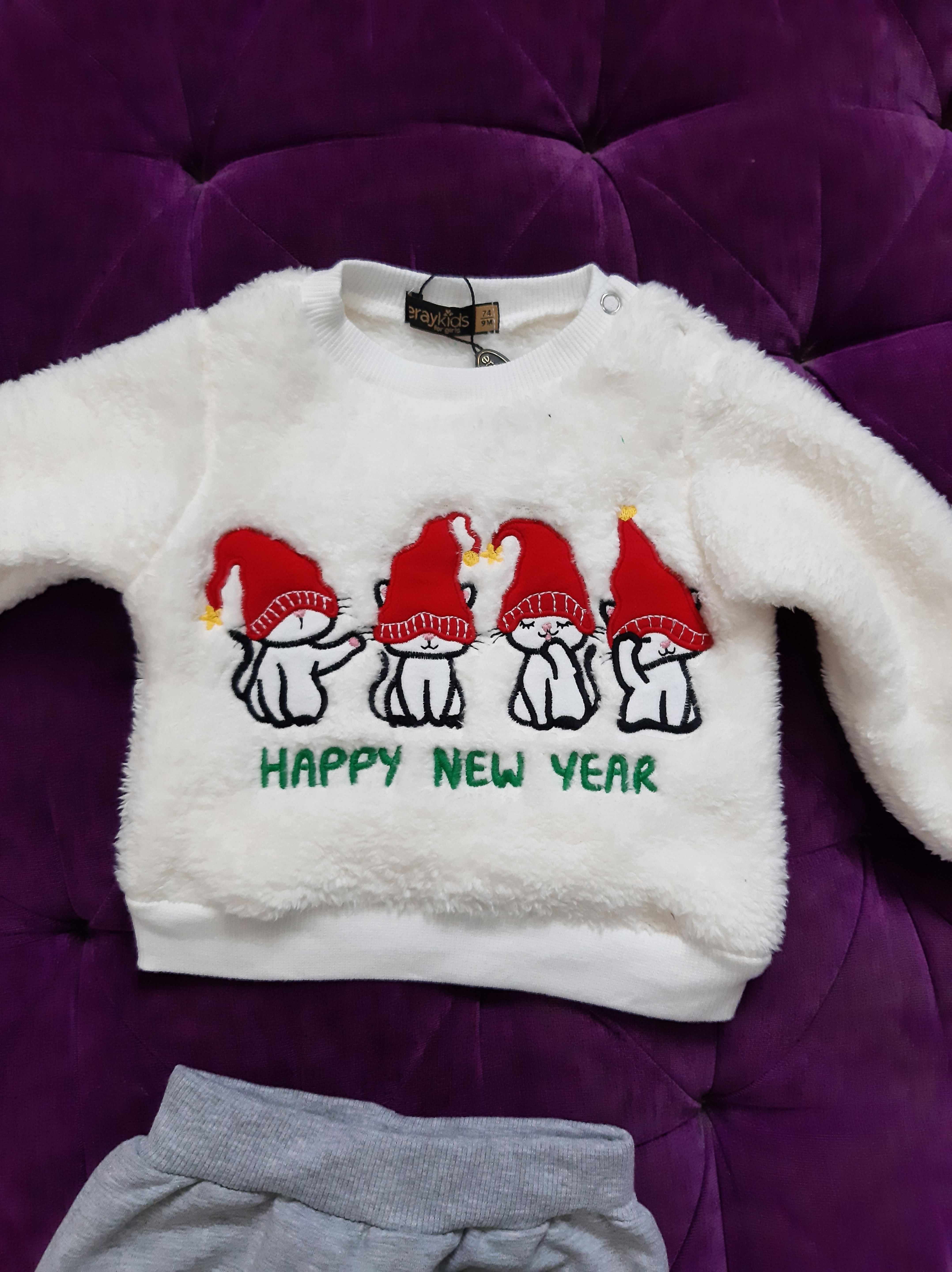 картинка eray kids / Костюм новогодний цвет : серо-белый от магазина Одежда+