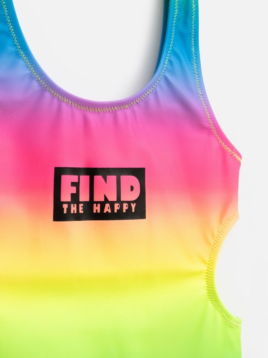 картинка ACOOLA / Купальник слитный "FIND THE HAPPY" от магазина Одежда+