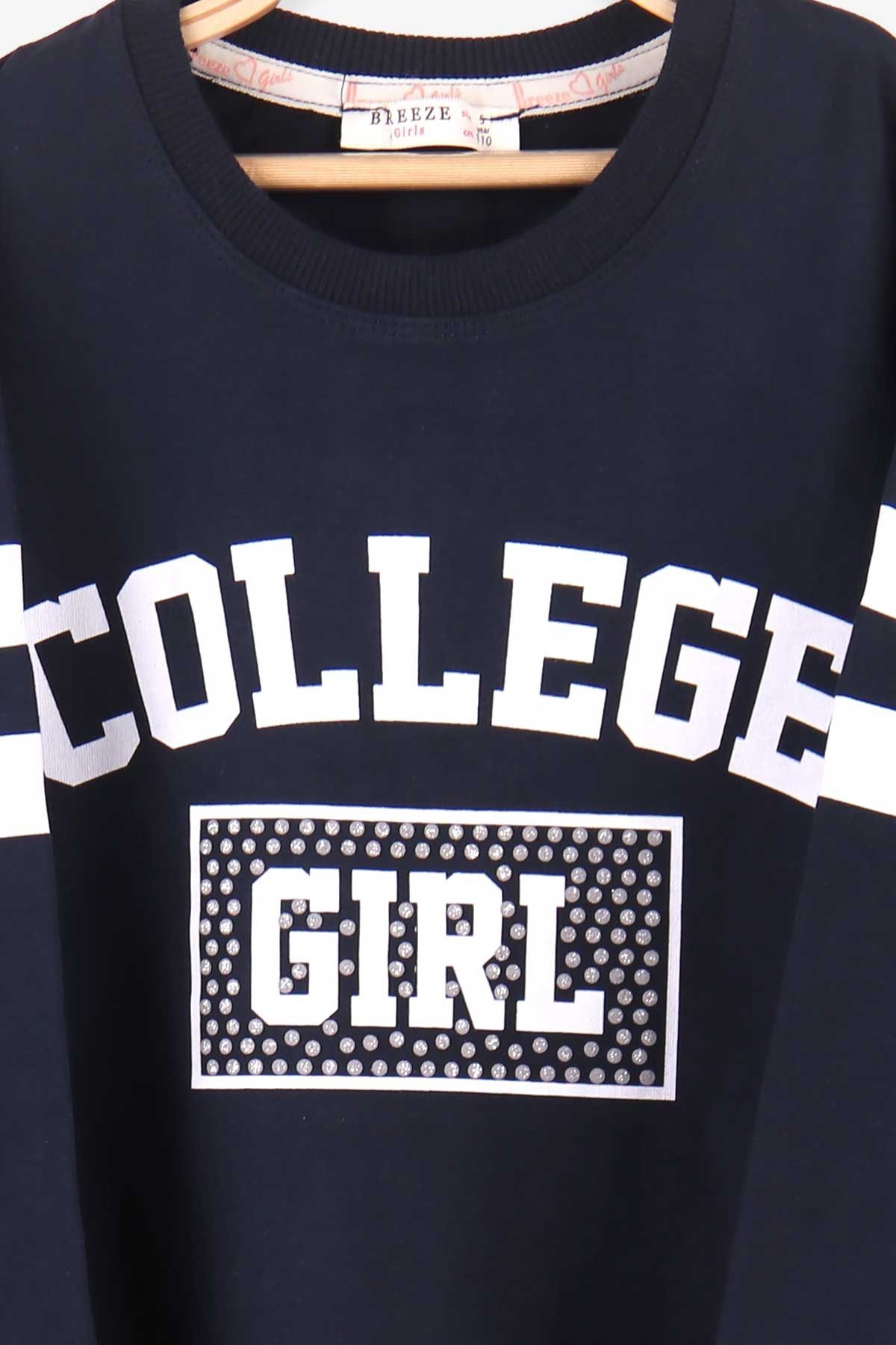 картинка Breeze / Костюм спортивный"COLLEGE GIRL" цвет : тёмно-синий от магазина Одежда+