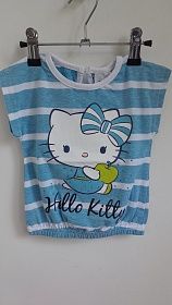 PlayToday / Футболка цвет : голубой(Hello Kitty)