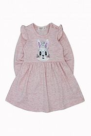 BREEZE / Платье цвет : розовый меланж(кролик)