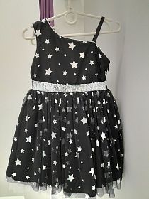 Hilal Akinci / HA / Платье нарядное цвет : чёрный(звёзды)
