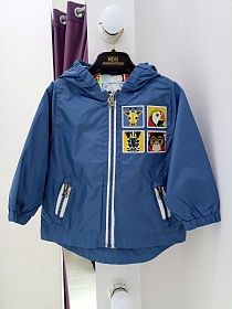 MidiModGold / Ветровка для мальчика цвет : синий(звери)