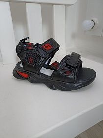 JONG.GOLF / Босоножки для мальчика цвет : чёрный(5)
